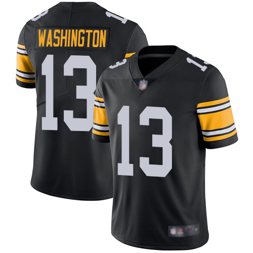 Men Pittsburgh Steelers Football #13 Limited Black James Washington Alternate Vapor Untouchable Nike NFL Jersey->pittsburgh steelers->NFL Jersey